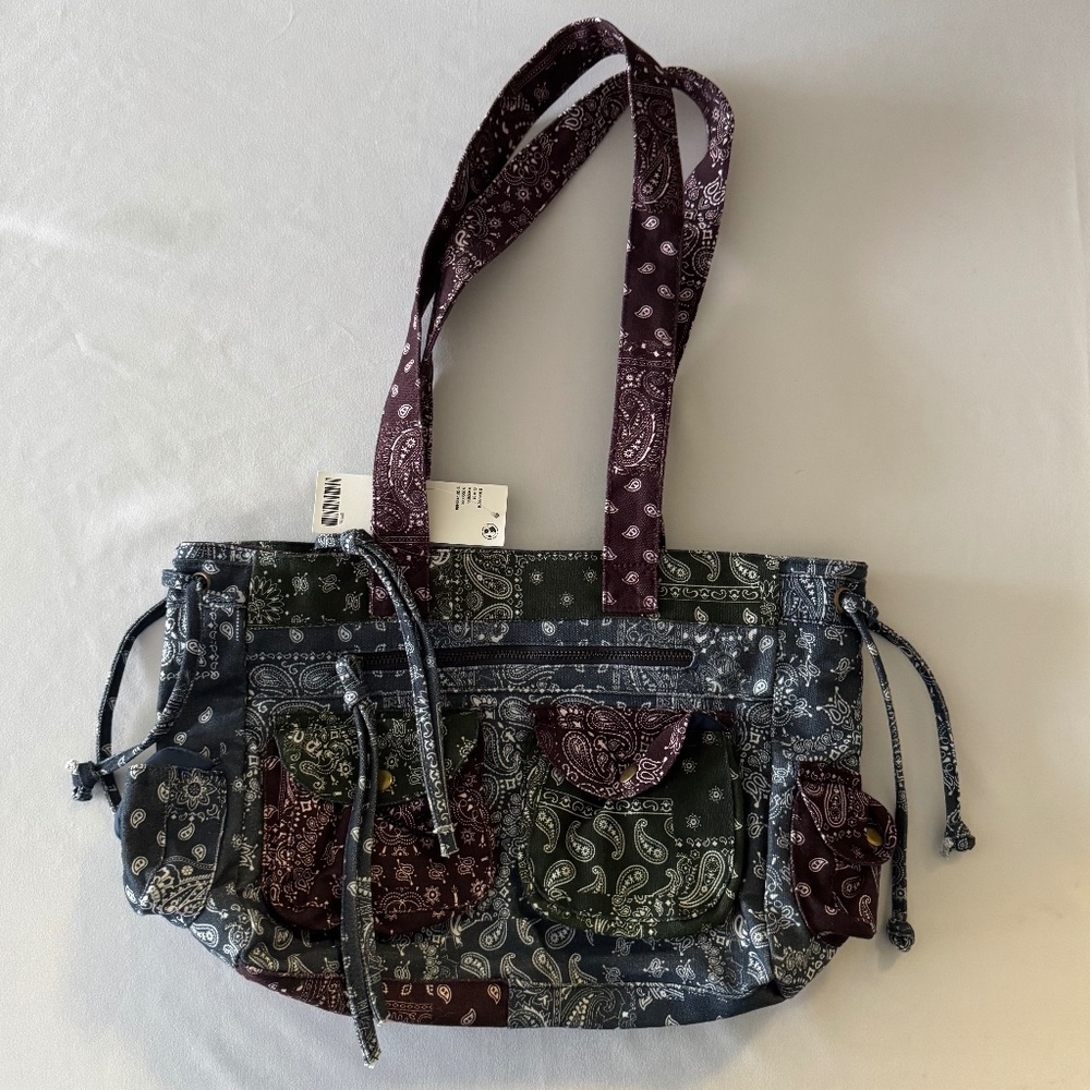 BDG Y2K Bandana Patch Shoulder Bag